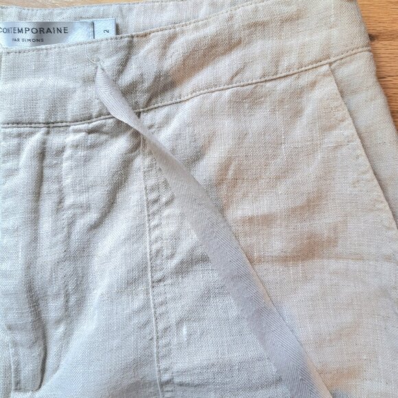 Wide-leg linen pants from Contemporaire (Simons). - Picture 3 of 4